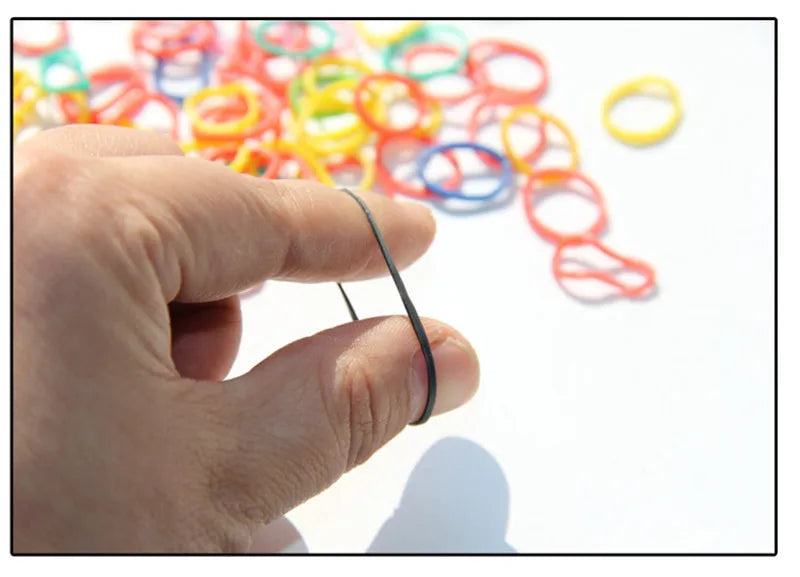 100pcs Pet Dog Grooming Rubber Band Pet Accessories Colorful Pet Supplies Elastic Pet Hair Product Hairpin Hair Accessory