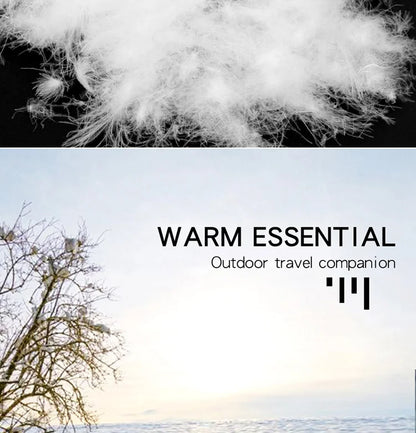 Kamperbox Down Slippers Down Socks Camping Down Booties for Sleeping Bag Camping  Down Socks AQ3