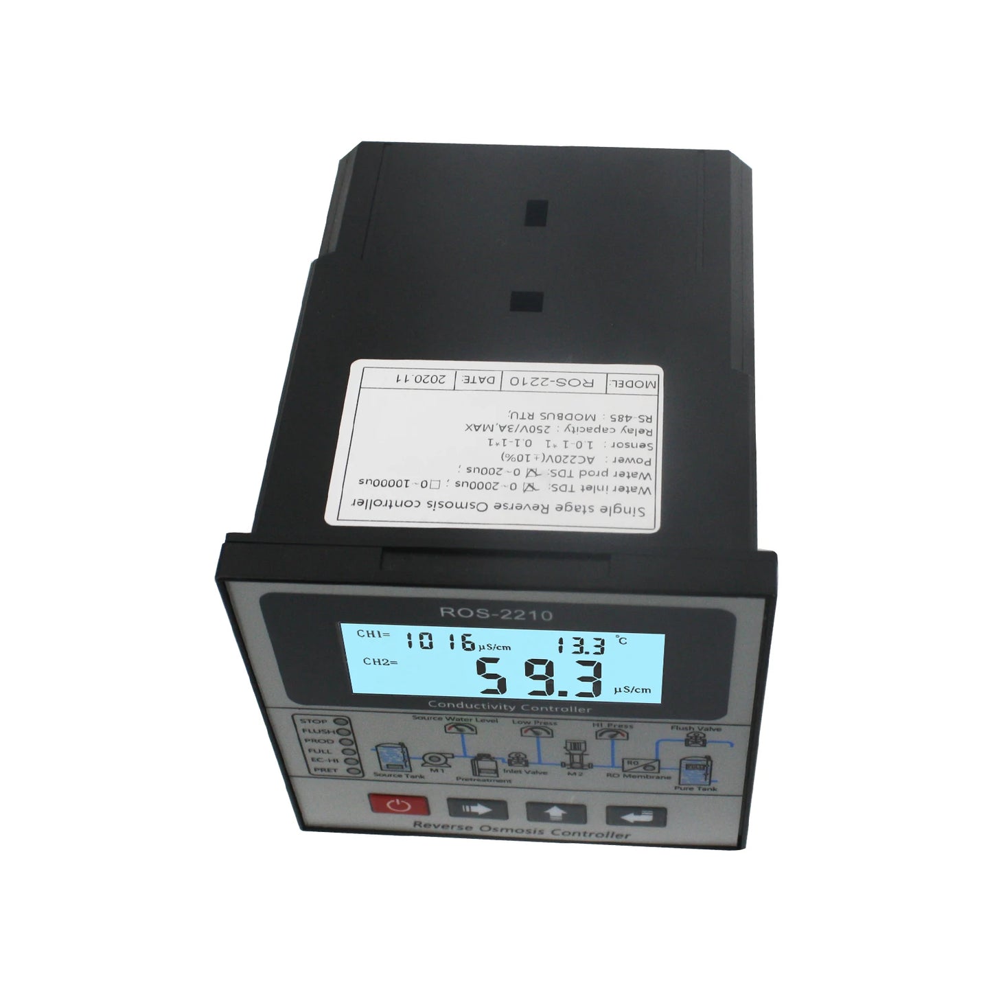 Online Water Ro Controller Sing Stage Ro System Controler and Conductivity with Sensor for RO System Water Purification System