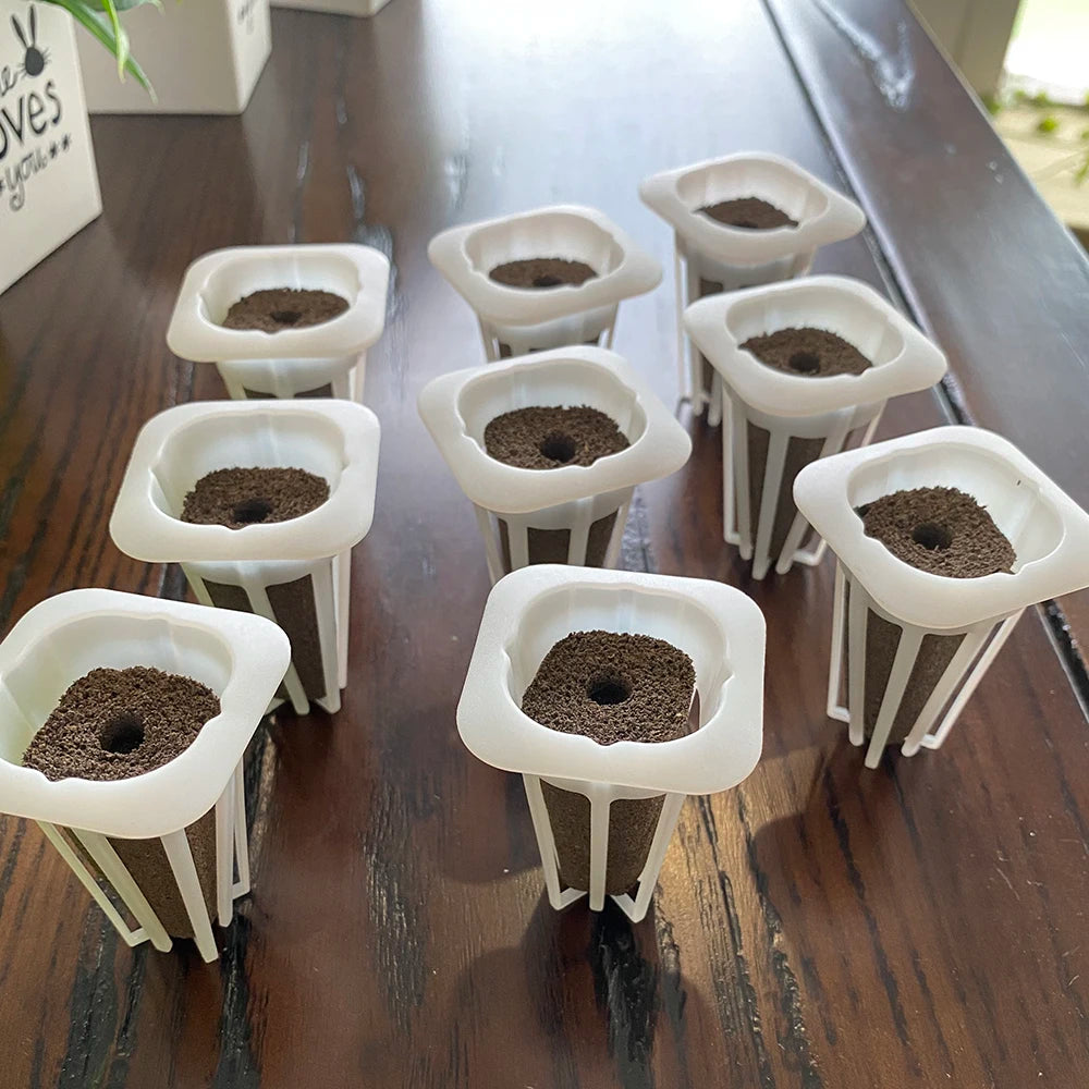 Hydroponics Accessories 12pcs Basket Or Sponge Or Nutrient A&B for the Non-toxic Intelligent Planting Hydroponics Grwoing System