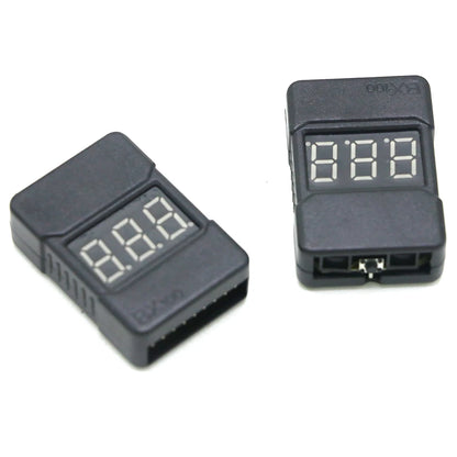 BX100 1-8S Lipo Battery Voltage Tester/ Low Voltage Buzzer Alarm/ Battery Voltage Checker with Dual Speakers