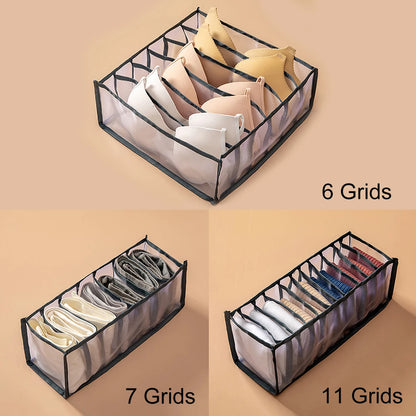 Underwear Bra Socks Panty Storage Boxes Home Organization Drawer Divider Home Dormitory Save Space