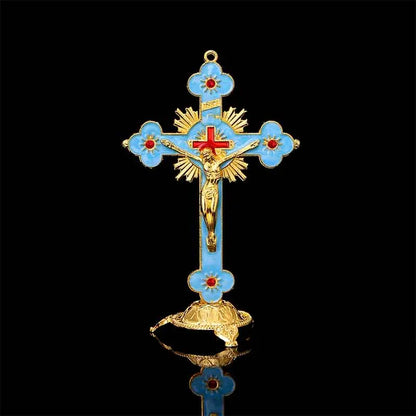 Big cross crucifix station christ catholic jesus statue large religious prayer church decoration car church decoration
