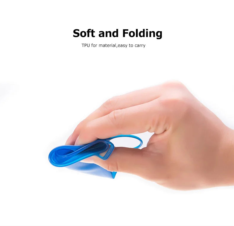 AONIJIE Soft Flask Water Bottle Folding Collapsible Water Bags TPU Free For Running Hydration Pack Waist Bags SD09/10 250/500ml