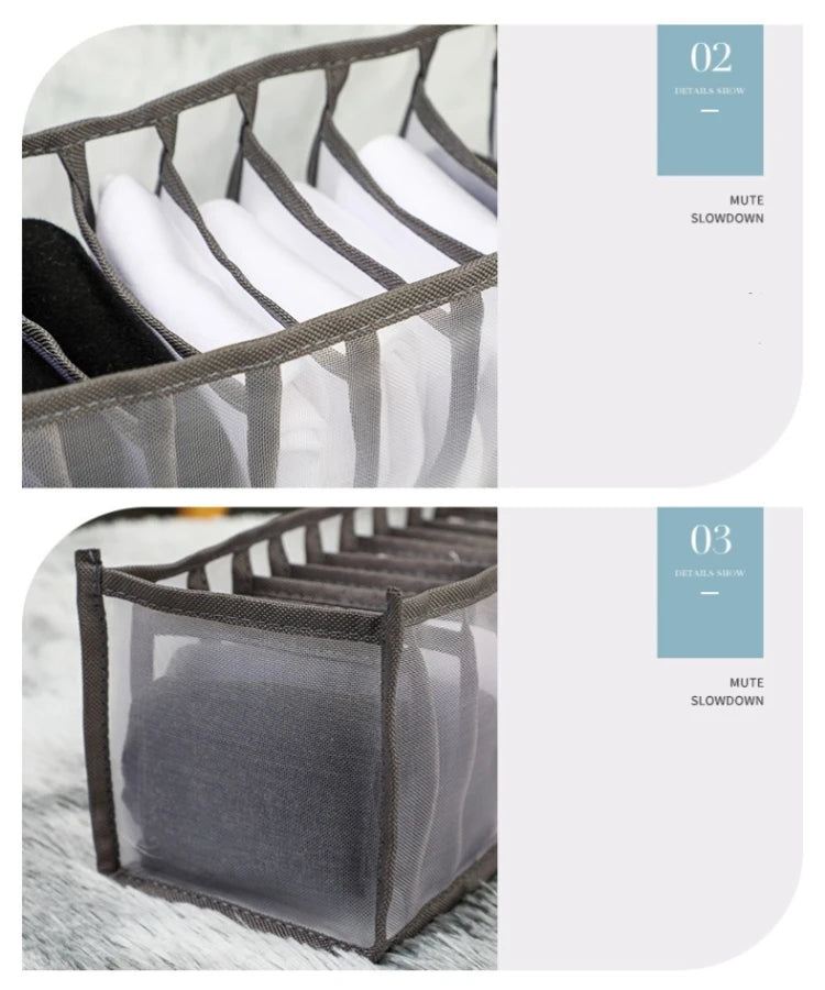 clothes organize home storage wardrobe socks shelf divider clothing closet organization drawer underwear organizador de ropa