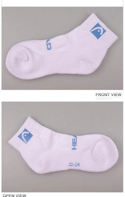 HEAD Sport Socks  Raquete De Tennis Gym Stockings Athletic Socks Pure Cotton Absorbs Sweat Prevents Odor Outdoor Mount Sports