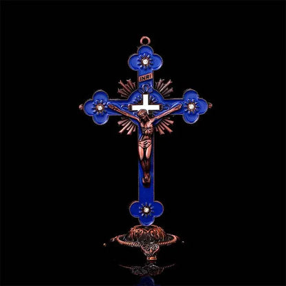 Big cross crucifix station christ catholic jesus statue large religious prayer church decoration car church decoration