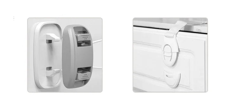 1/4 PCS Baby Safety Drawer Door Lock Multi-Function Child Protection Anti-Pinch Cabinet Refrigerator Safety Buckle Plastic