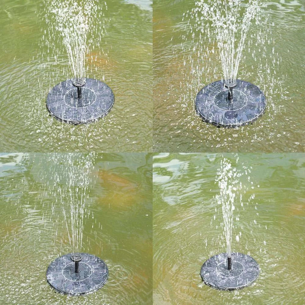 Waterfall Fountain Mini Solar Water Fountain Pool Pond Garden Decoration Outdoor Bird Bath Solar Powered Fountain Floating Water