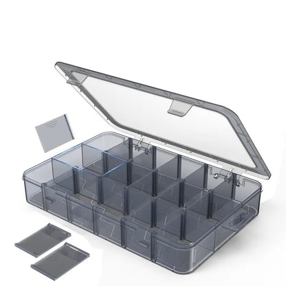 Organizer 9-24 Grids Adjustable Storage Container  Compartment Plastic Storage Box Component Screw Holder Case Display Container