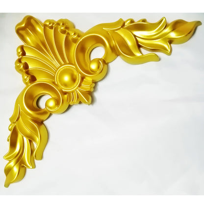 European corner carving ceiling ceiling corridor back wall decorative decals lamp pool accessories non-wood carving