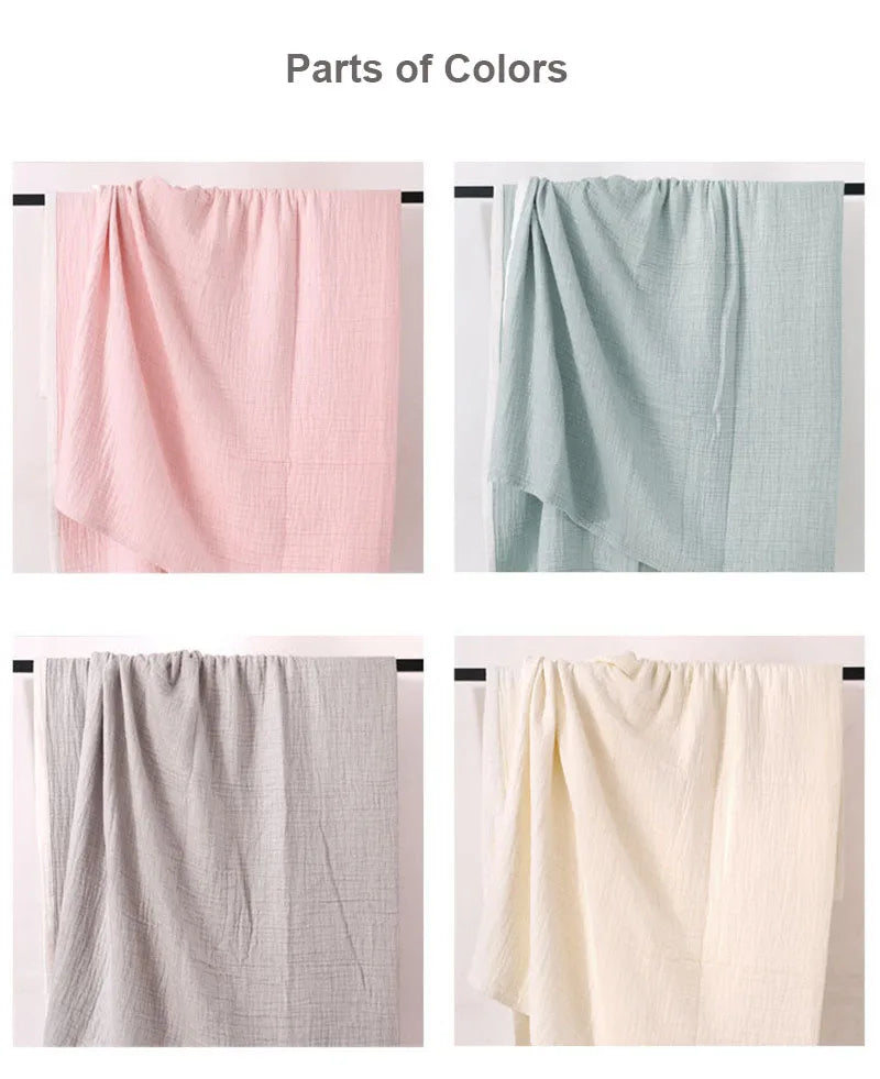 Summer Blankets 4 Layers Muslin Cotton Bedspread Blanket 150x200cm 200x230cm Soft Office Home Bedding Sleeping Quilt Blanket