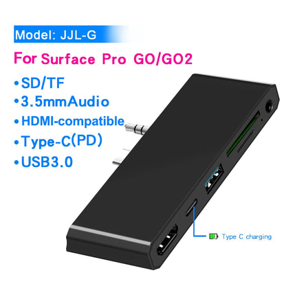 KARTOMAN USB 3.0 HUB 4K HDMI-compatible Gigabit Ethernet adapter audio SD/TF for Microsoft Surface GO 2 Laptop Docking Stations