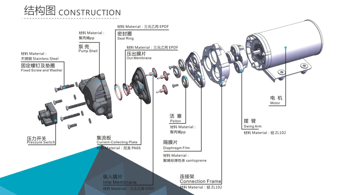 Pump Replacement Parts Accessories Spare Part Membrane  Of Diaphragm Pump DP70