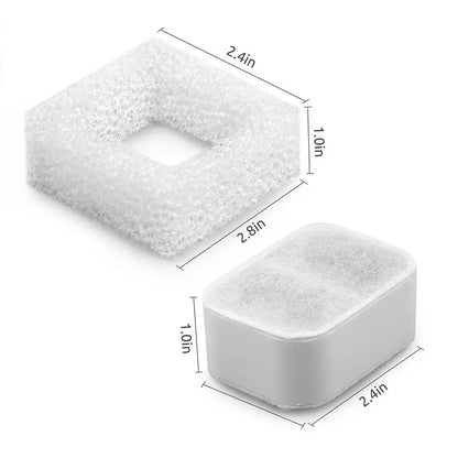 10PCS Pet Water Fountain Replacement Filter Activated Carbon Filters  for Ipettie #CW