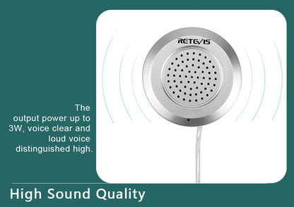 Retevis RT-9908 Dual Way Window Intercom System Bank Counter Interphone Two Way Intercom Intercom bank pharmacy Table Microphone