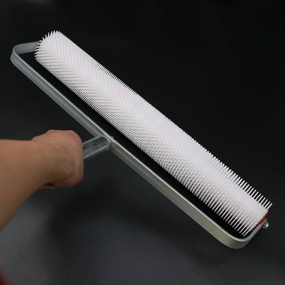 DIY 50CMX14MM Spiked Aeration Floor Roller Hand Tools Self Levelling Cement Defoaming Roller Screed Tools Accessories