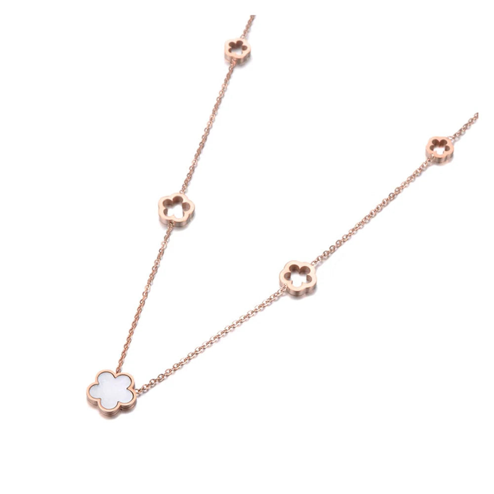 Trendy Stainless Steel White Shell Plum Flower Bohemia Party Earrings For Women Original Design Jewelry kolczyki