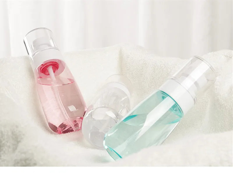 30ml 60ml 100ml UPG Fine Mist Spray Bottle Plastic Bottl Lotion Pump Travel Perfume Water Bottles Refill