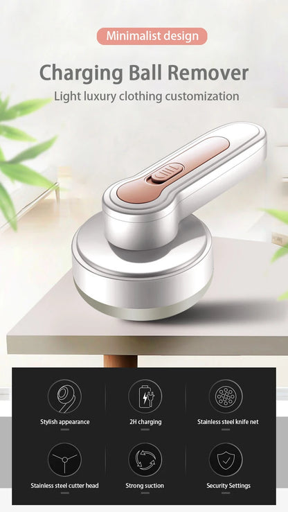 Lint Remover Clothes Fuzz Pellet Trimmer Machine Electric Portable Chargeable Fabric Shaver Removes for Clothes Spools Removal