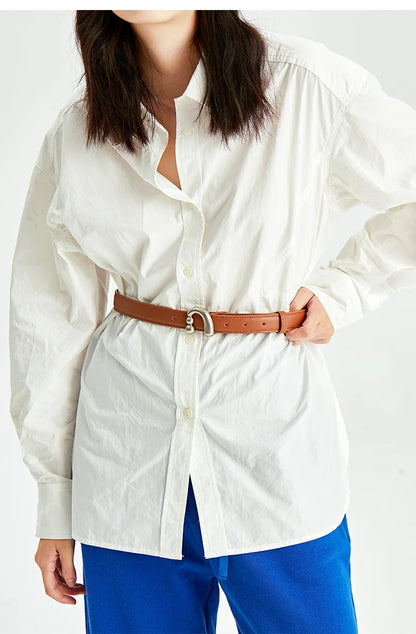 Amazing Song Metal Nail Buckle Belt Shirt Belt Women’s Belt Jean Waist Dress Belt Studs Belt Accessories