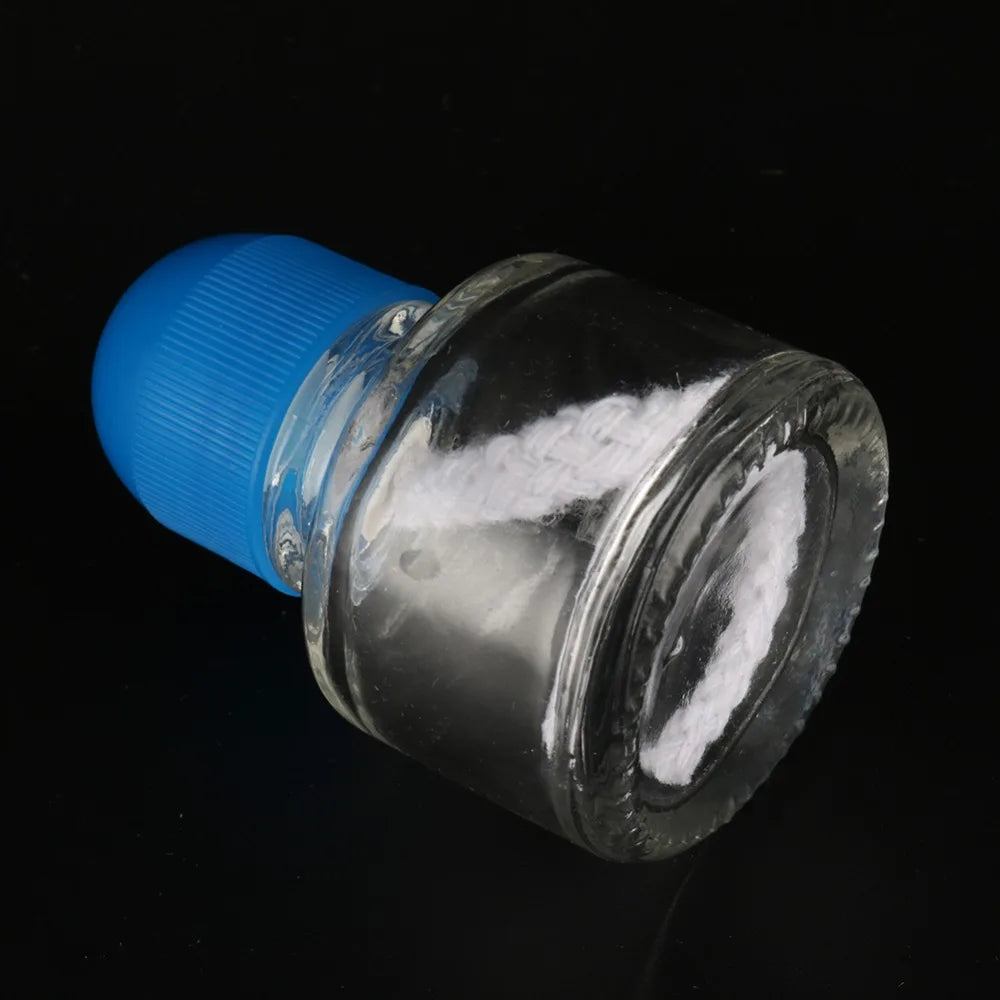 25ml Glass Alcohol Burner Lamp 6.5cm*4.3cm Chemistry Laboratory Biological Heating Equipment Educational Supplies