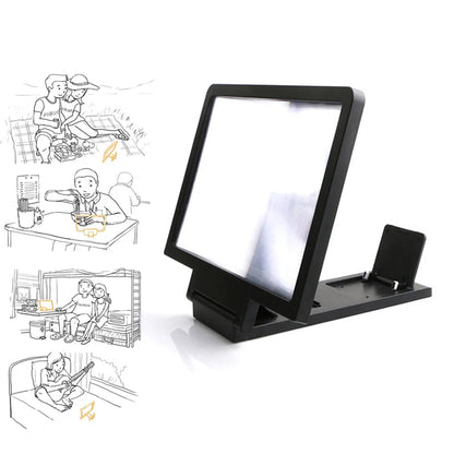 Phone Screen Amplifier Convenience Mobile Phone Magnifier Projector Screen for Movies Videos and Gaming For Home Accessories