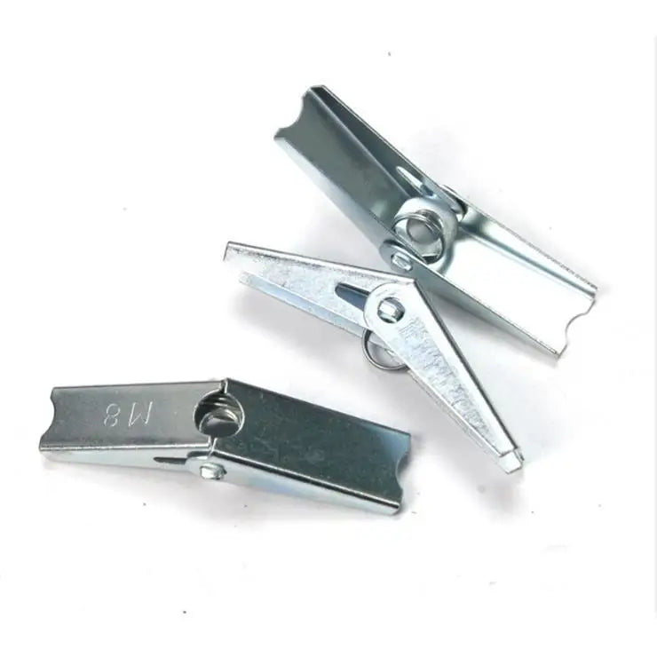 M4 M5 M6 M8 M10 Plasterboard Hollow Wall Cavity Wall Fixing Spring Toggle Anchor Ceiling Dry Wall Anchors No Bolt