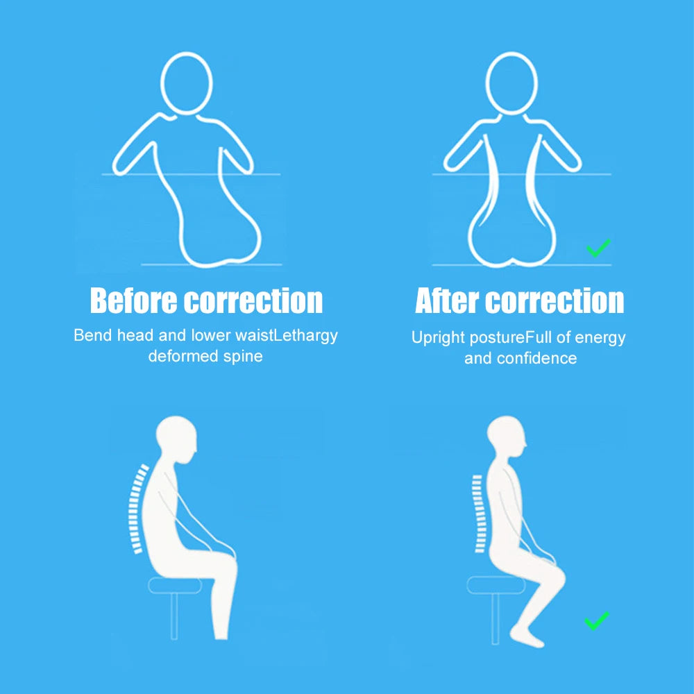 TIKE Back Brace Posture Corrector for Unisex Upper & Lower Back Pain Relief Adjustable & Fully Back Support Improve Back Posture