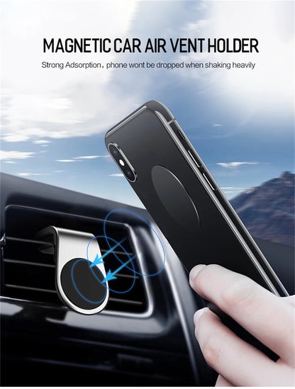Powerful Magnetic Phone Holder Air Vent Clip Mount Stand For All Cars For Xiaomi12 Huawei Iphone 13 All Smart Phones Car Bracket