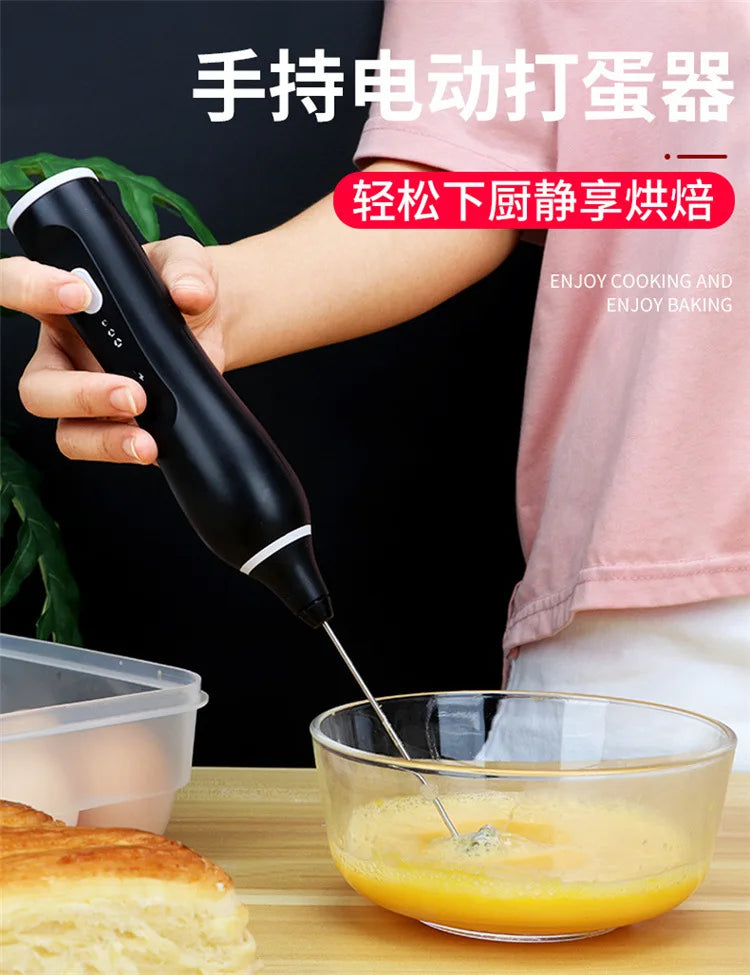 New hand-held electric egg beater milk beater automatic coffee blender milk bubbler electric blender whisk  kitchen tools