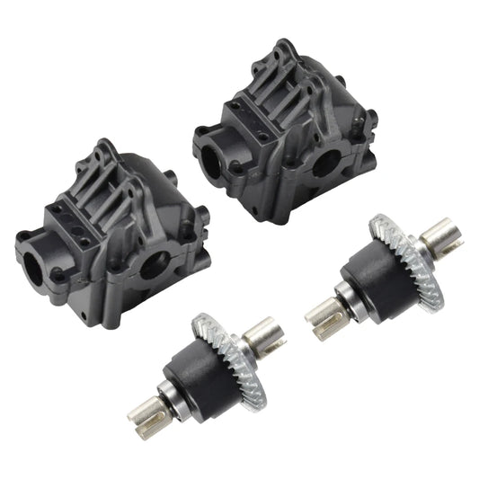 High Quality WLtoys 144001 Wave Box Gear Box Metal Differential Gear for 124018 124019 4WD RC Car Spare Part