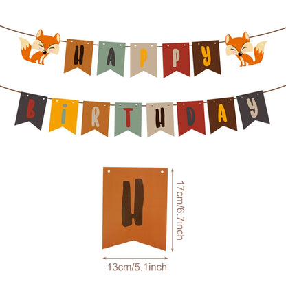 Staraise Woodland Animal Party Safari Jungle DIY Party Decor Birthday Party Decoration Kids Woodland Theme Party Baby Shower