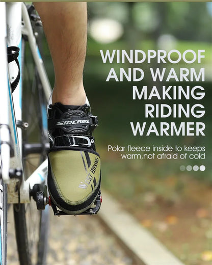 WEST BIKING Bicycle Half Shoe Cover Windproof Non-slip Cycling Boot Cover MTB Road Bike Waterproof Overshoes Bicycle Equipment