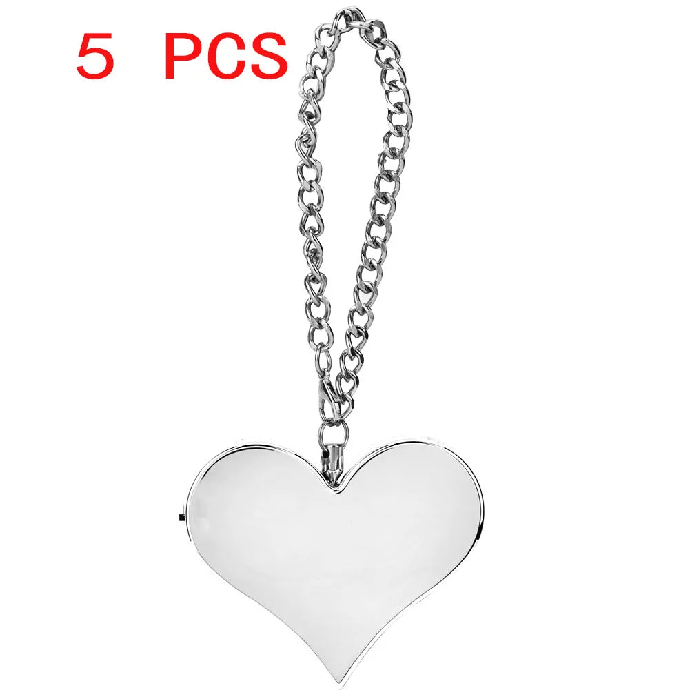 130DB Personal Security Alarm Siren Security Alarm Keychain Emergency Heart Shape  Self Defense Siren