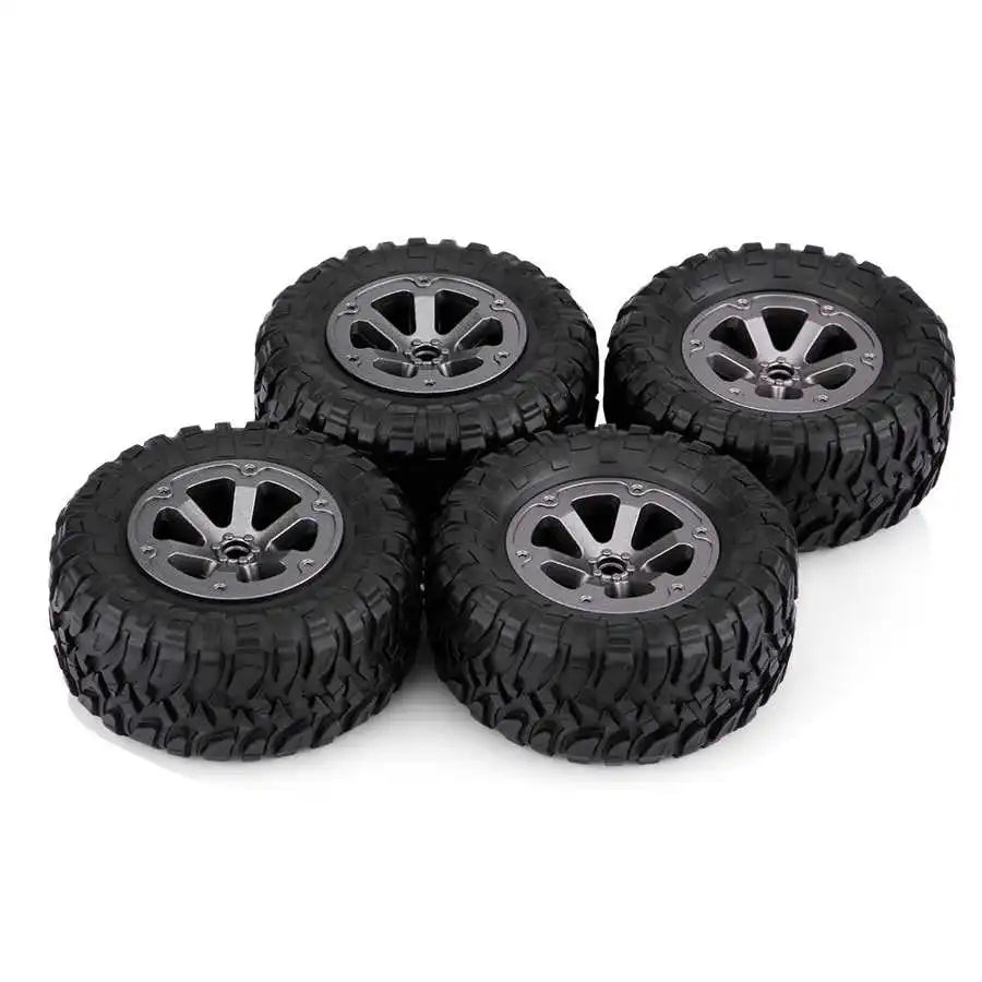 4Pcs 1:16 Crawler Tires Rubber Anti-skid Tyres RC Accessory Remote Control Militaty Car Part