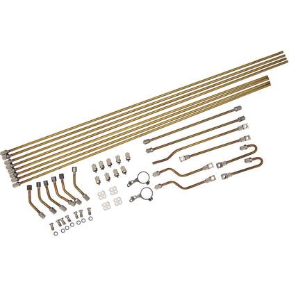 Upgrade 360L Excavator Hydraulic Copper Pipe Quick Connector Set For 1/14 RC Hydraulic Excavator JD-106 Engineering vehicle Part