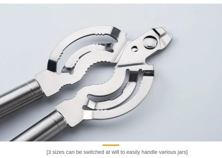 Multifunction Lid Jar Opener Handy Screw Cap Jar Openers Multifunction Can Opener Bottle Lid Grip Wrench Bottle Kitchen Utensil