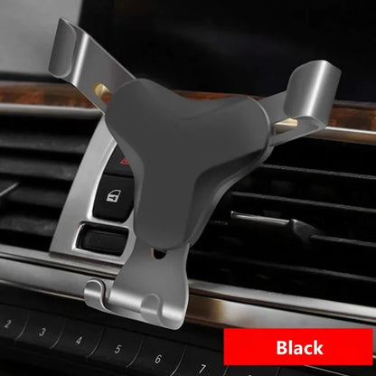 Gravity Car Holder For Phone Air Vent Clip Mount Mobile Cell Stand Smartphone GPS Support For iPhone Xiaomi In Car No Magnetic