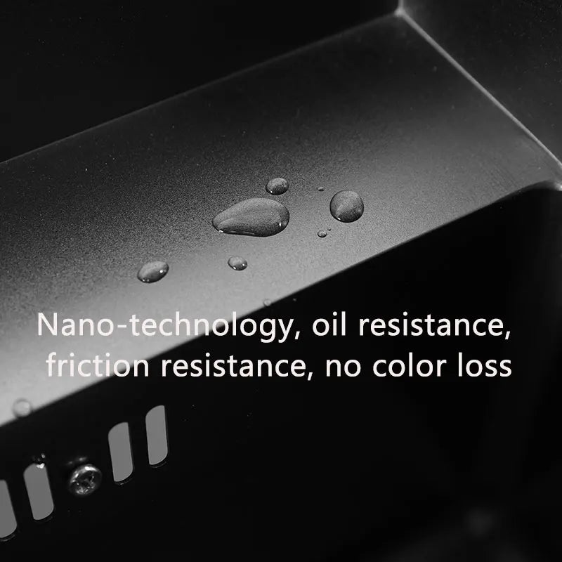 Black Kitchen sink Hidden Single bowl Bar Small Size sink Stainless Steel Balcony sink Concealed black kitchen sink Bar sink