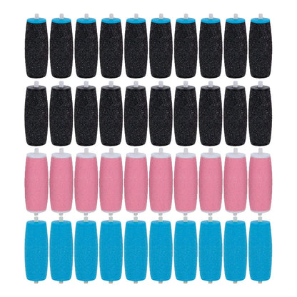40 Pieces New Arrival Foot Care Tool Head Dead Skin Calluses Crusty Remover Replacement Roller For Scholls File Foot Care Tool