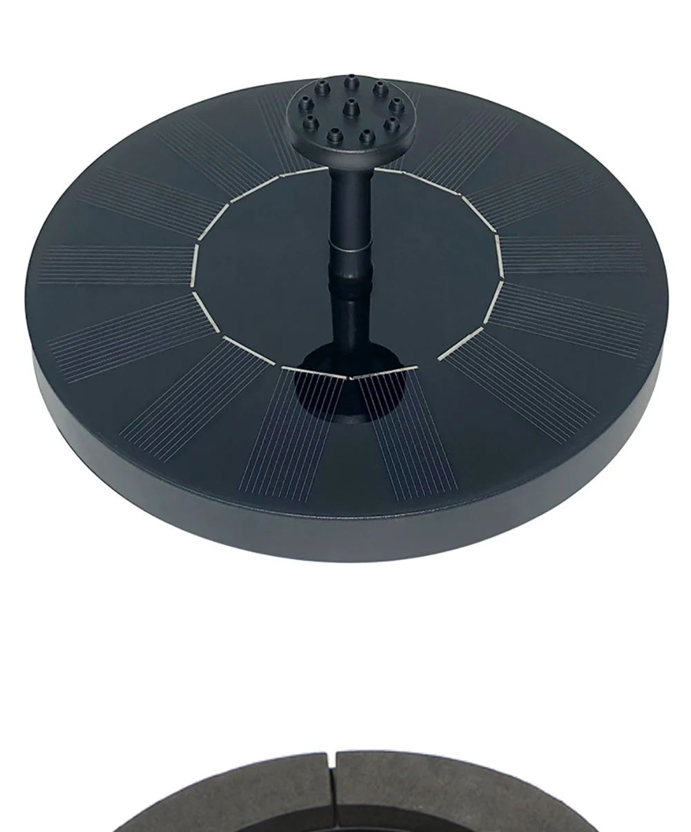 Waterfall Fountain Mini Solar Water Fountain Pool Pond Garden Decoration Outdoor Bird Bath Solar Powered Fountain Floating Water