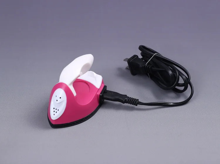Mini Eectric Iron Hot Fix Rhinestone Iron DIY Craft  Iron EU/US  Portable DIY Toy Small Electric Iron For Clothing