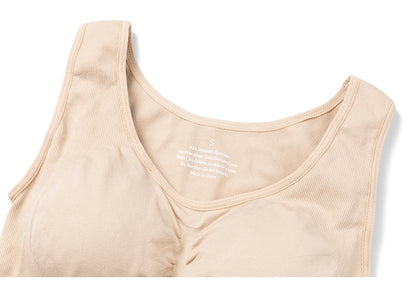 Shapewear for Plus Size Women Tummy Control Shapewear Built-in Bra Shaping Tank Tops Slimming Body Shaper Compression Underwear