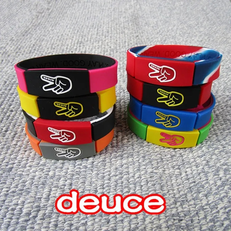 1PCS Basketball Sports Tide Brand Star with The Same Energy Silicone Bracelet Sports Wristband Sports Bracelet Basketballs