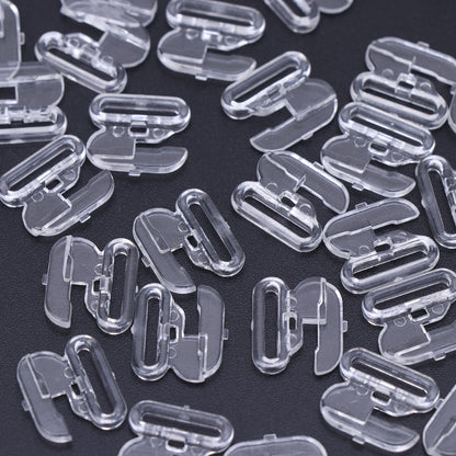 50pcs Bikini Clips Hook Snap Bra Clasps Swimsuit Buttons Apparel Sewing Buckles