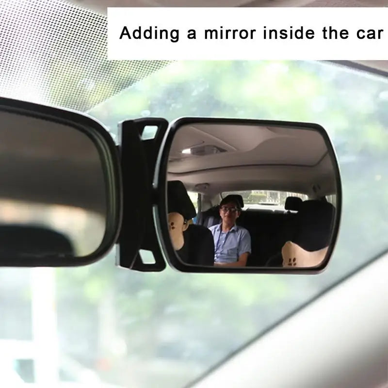 1Pc Car Seat Back Rear View Mirror for Baby Mini Safety Convex Mirrors Kids Monitor Adjustable Auto Child Infant Rearview Mirror