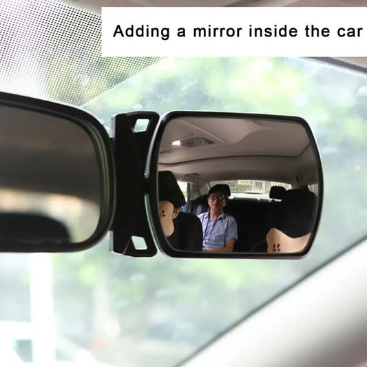 1Pc Car Seat Back Rear View Mirror for Baby Mini Safety Convex Mirrors Kids Monitor Adjustable Auto Child Infant Rearview Mirror