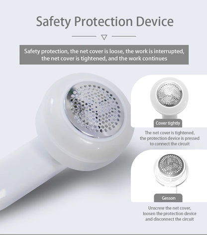 Lint Remover Clothes Fuzz Pellet Trimmer Machine Electric Portable Chargeable Fabric Shaver Removes for Clothes Spools Removal