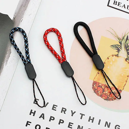 Mobile Phone Strap Short Lanyard for Keys ID card Cell phone Universal Hold Lanyards 6 Colors Handheld Rope Wear-resistant Strap